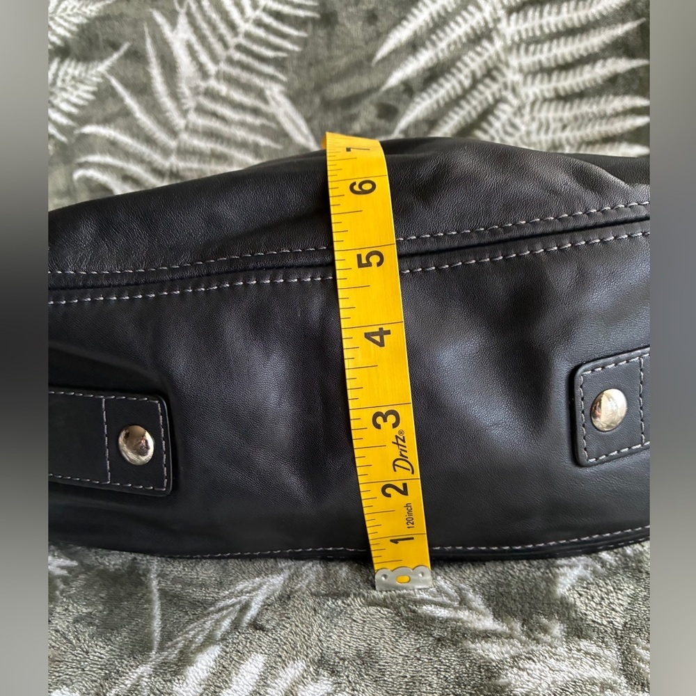 Coach Black Leather Hobo Shoulder Bag - Picture 10 of 15